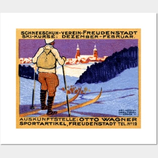 1911 Swiss Ski School Posters and Art